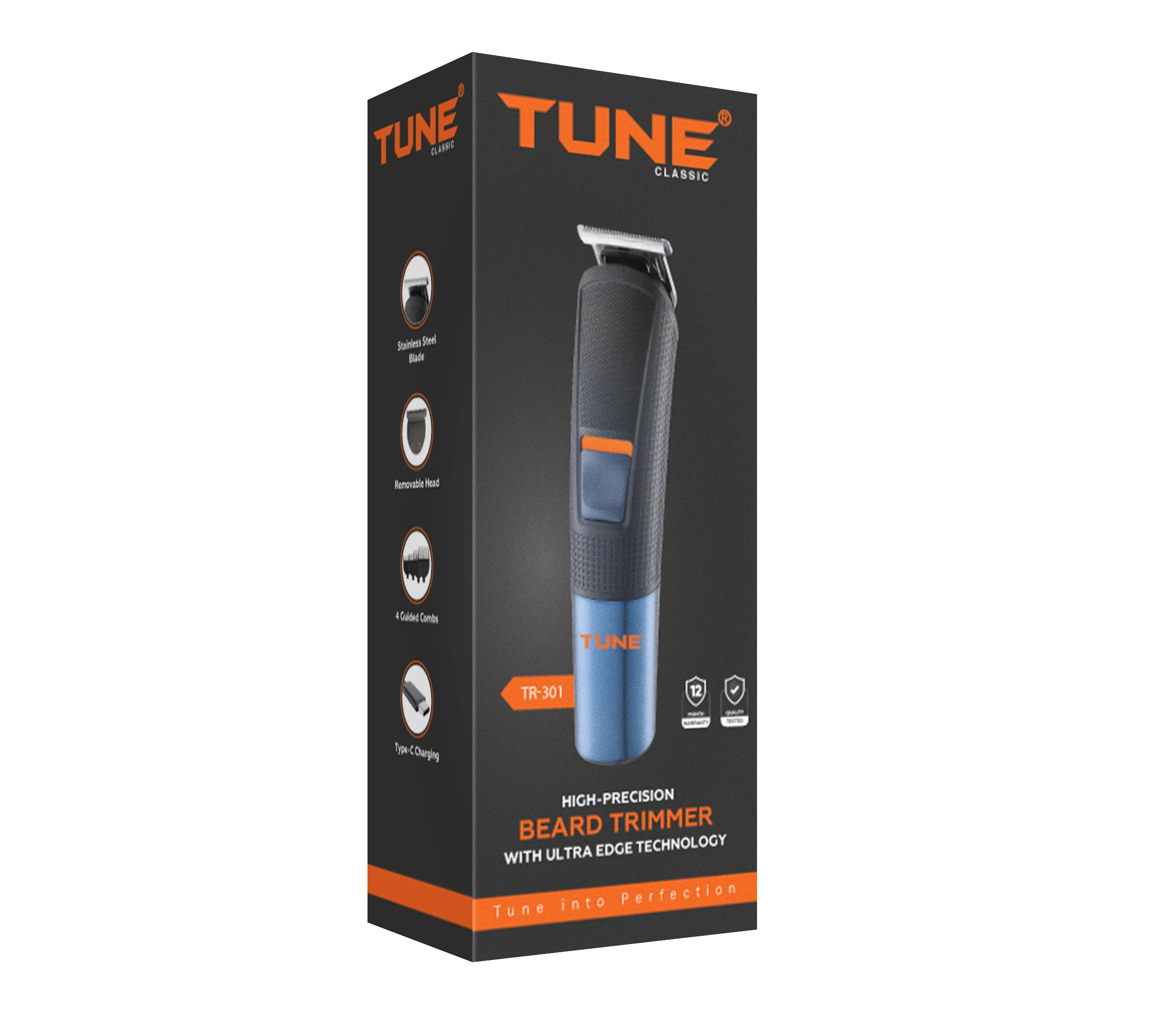 Tune Classic Ultra Edge Technology Hair Trimmer - TR301