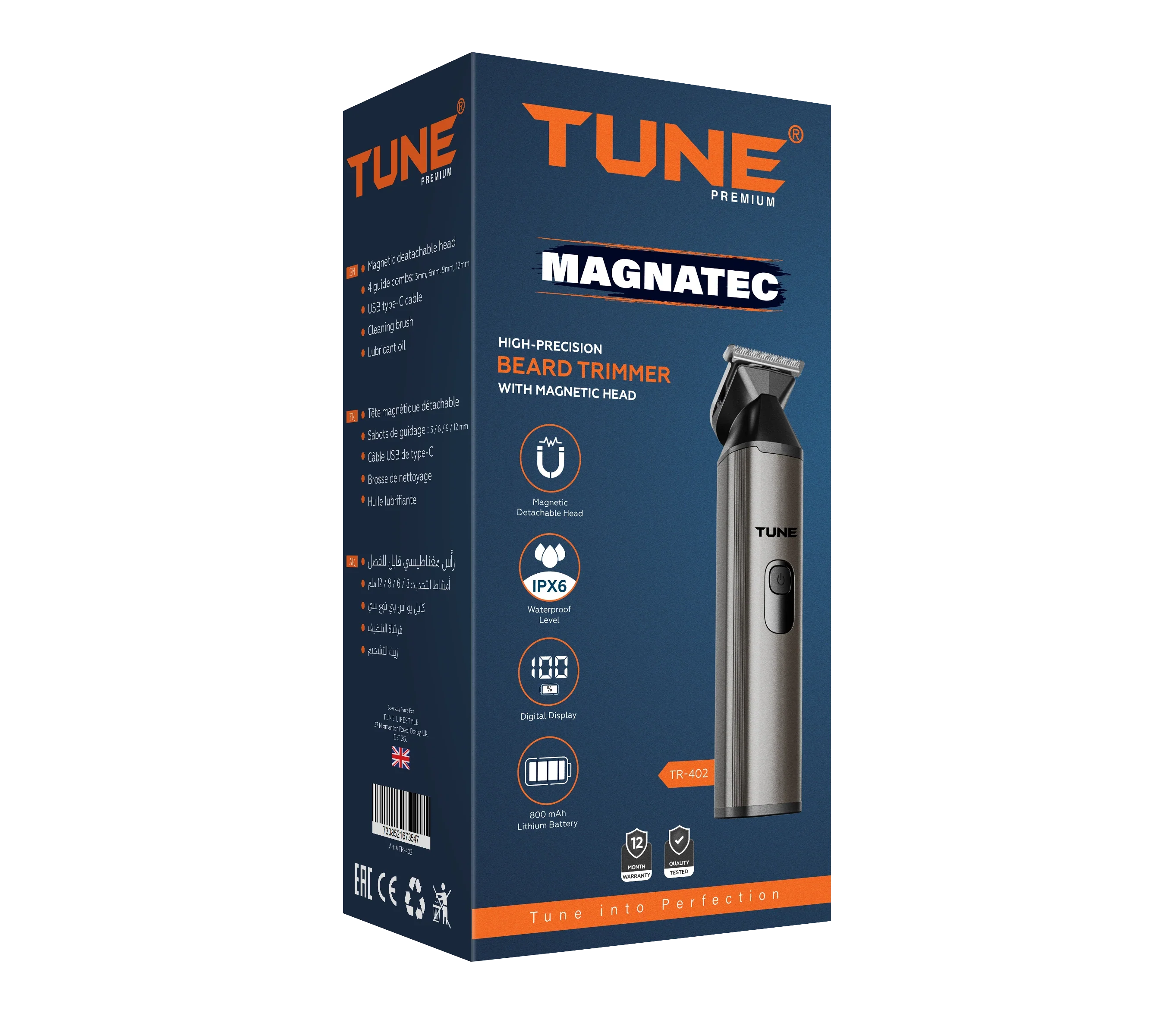 Tune Magnatec Premium Hair Trimmer - TR402